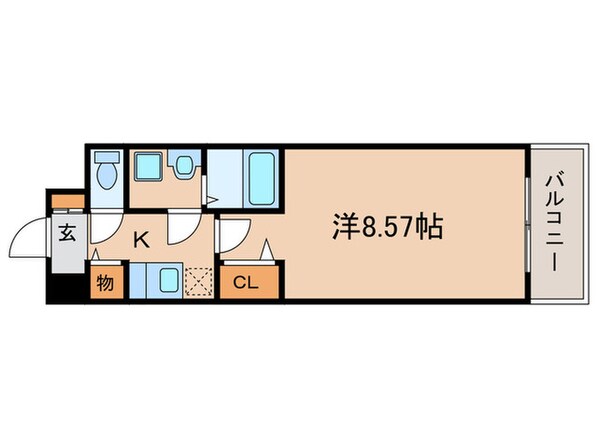 レジディア京都駅前の物件間取画像